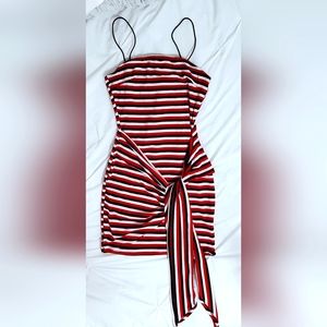 Horizontal Striped Bodycon Mini Dress